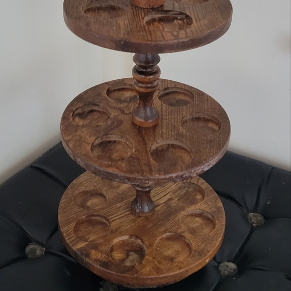 Vintage wooden spice rack